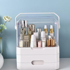 Vanity Makeup Organizer High Capacity Clear Skincare Storage