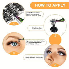 208pcs Individual Eyelashes Extension 9-16