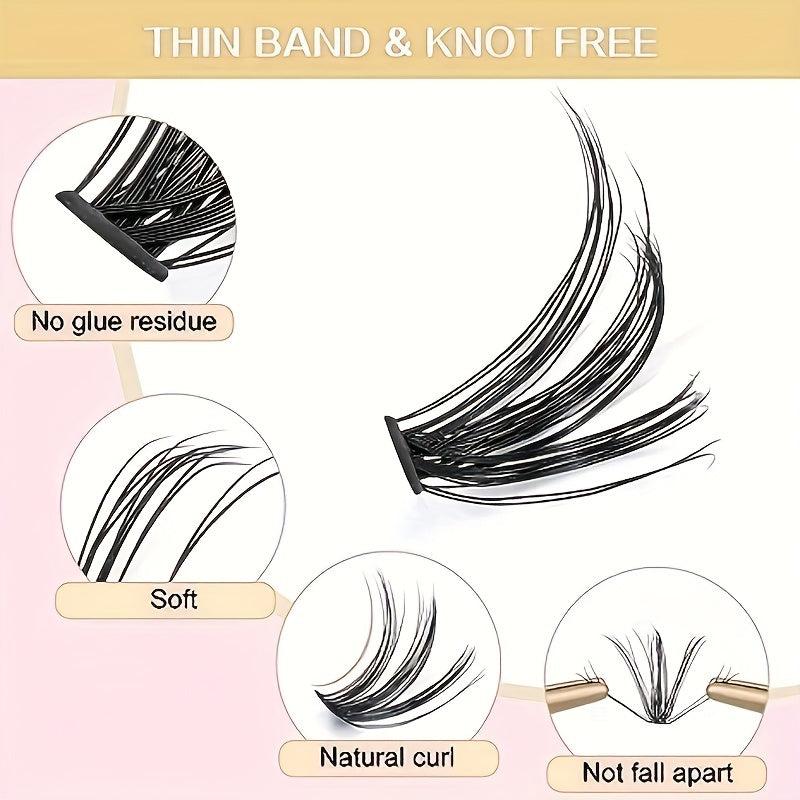 208pcs Individual Eyelashes Extension 9-16