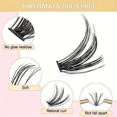 208pcs Individual Eyelashes Extension 9-16