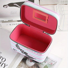 Butterfly Pattern Makeup Bag Set Of 3pcs