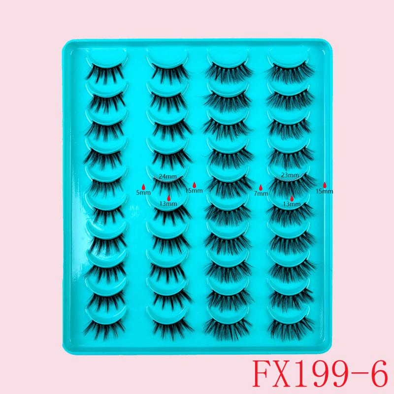 Natural Thick and Curled 6D False Eyelashes Multipack