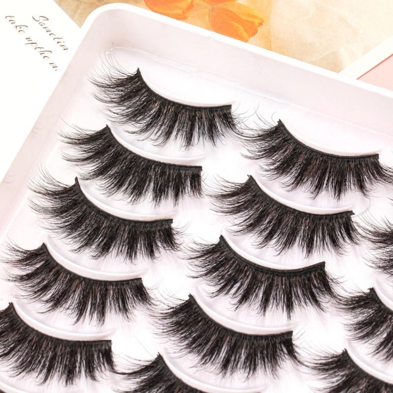 Natural Thick and Curled 6D False Eyelashes Multipack
