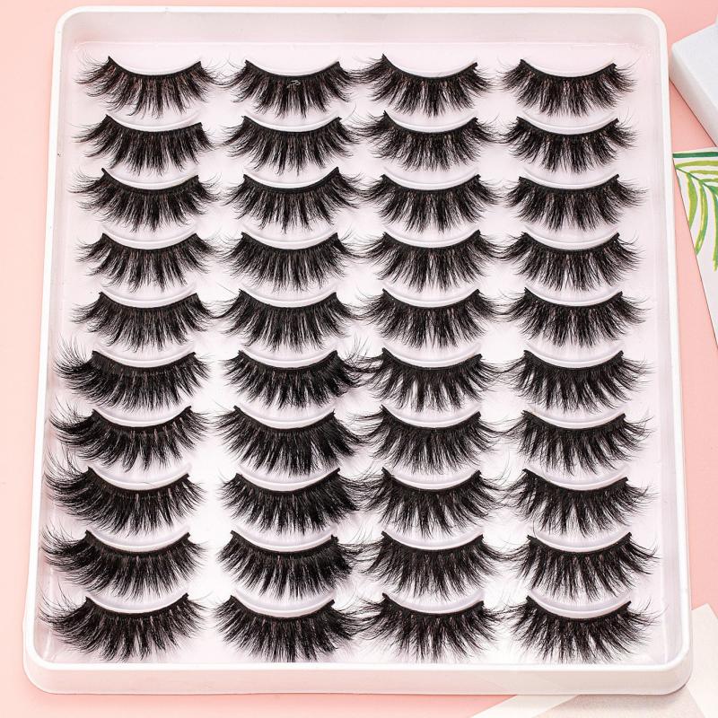 Natural Thick and Curled 6D False Eyelashes Multipack