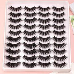 Natural Thick and Curled 6D False Eyelashes Multipack