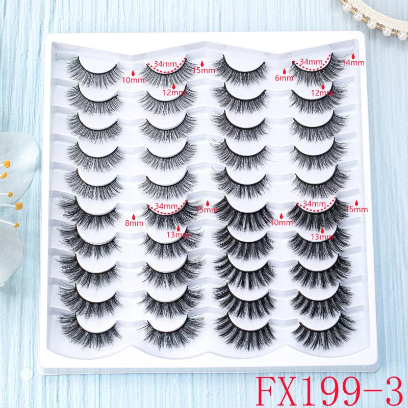Natural Thick and Curled 6D False Eyelashes Multipack