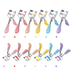 Rhinestone Eyelash Curler Quick Curling Eyelashes Makeup Clip