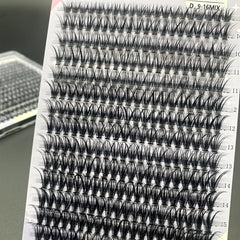 280Pcs 40D D Curl Lashes Extensions 9-16mm DIY False Eye