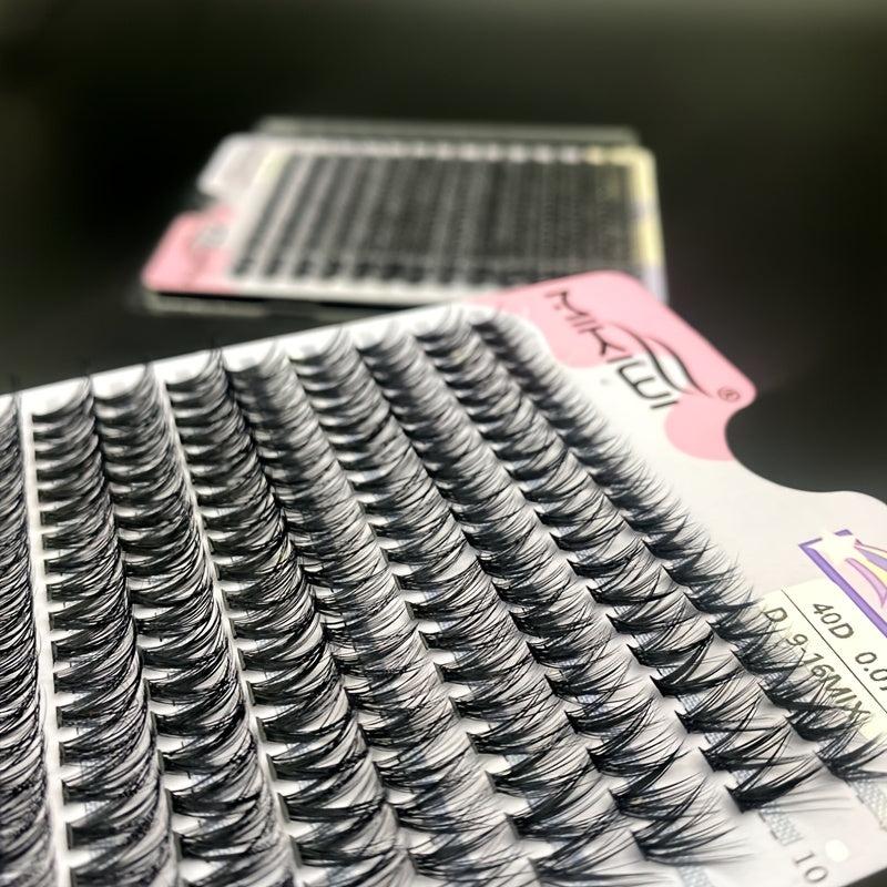 280Pcs 40D D Curl Lashes Extensions 9-16mm DIY False Eye
