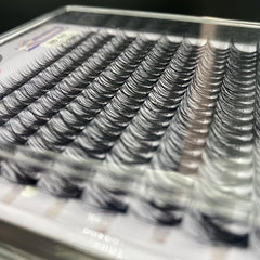 280Pcs 40D D Curl Lashes Extensions 9-16mm DIY False Eye