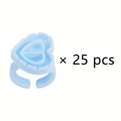 100 PCS Glue Rings Lash Glue Holder Fanning Blossom Cups For Eyelash Extensions