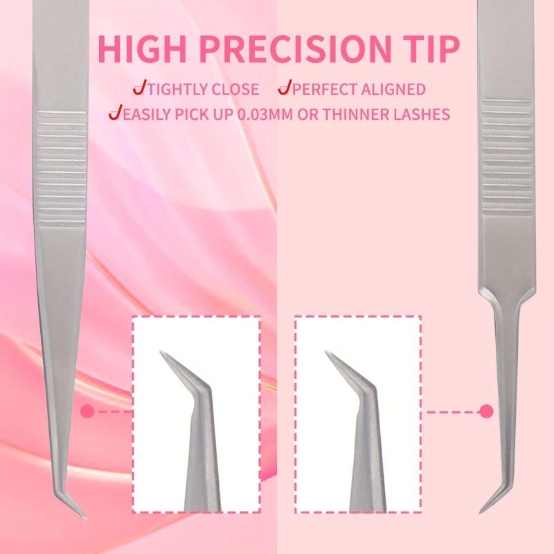 Stainless Steel Tweezers for Decals Eyelash Extensions