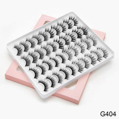 20 Pairs 3D Faux Mink Lashes Natural False Eyelashes Dramatic Fluffy Soft Wispy