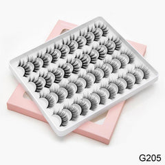 20 Pairs 3D Faux Mink Lashes Natural False Eyelashes Dramatic Fluffy Soft Wispy