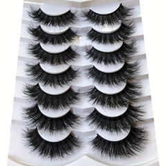 20mm Fluffy Exaggerated False Eyelashes 8D 7 Pairs
