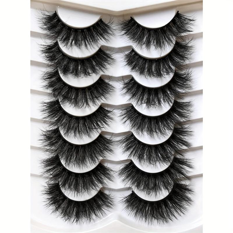 20mm Fluffy Exaggerated False Eyelashes 8D 7 Pairs