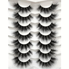 20mm Fluffy Exaggerated False Eyelashes 8D 7 Pairs
