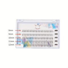 Volume Cluster Lashes 100pcs DIY Eyelash Extension Kit C Curl 8 12mm