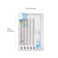 Volume Cluster Lashes 100pcs DIY Eyelash Extension Kit C Curl 8 12mm