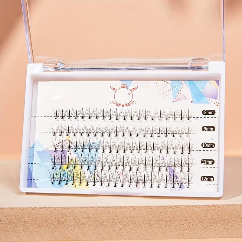 Volume Cluster Lashes 100pcs DIY Eyelash Extension Kit C Curl 8 12mm