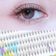Volume Cluster Lashes 100pcs DIY Eyelash Extension Kit C Curl 8 12mm