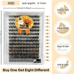 D Curling Volume Soft Comfortable DIY False Eyelashes Extension