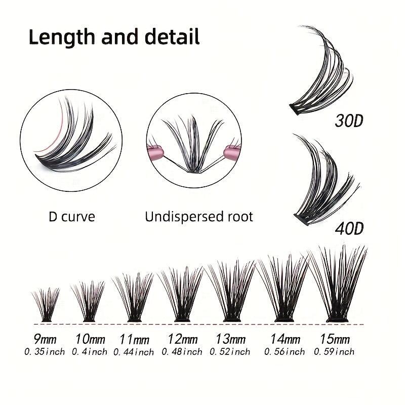 Thick Self Grafting Eyelashes Large Capacity False Lashes Extension