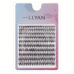 200Pcs C Curling Cluster Lashes 30D Individual Lashes DIY Kit 0.07 10-16mm