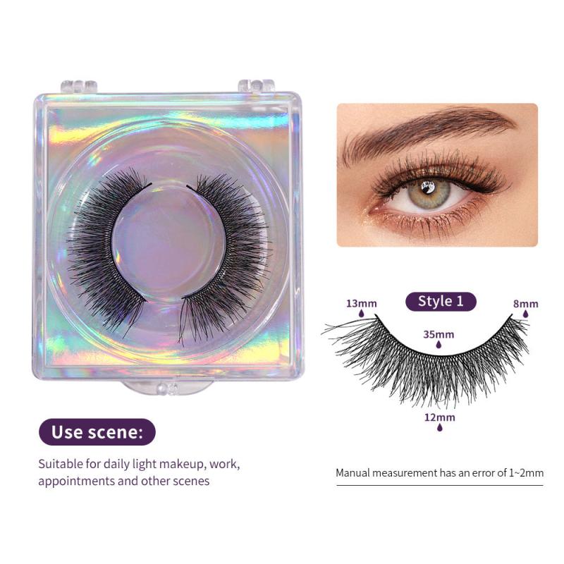 Vegan Faux 3D Mink Lashes Wispy Fluffy Lightweight Cruelty Free