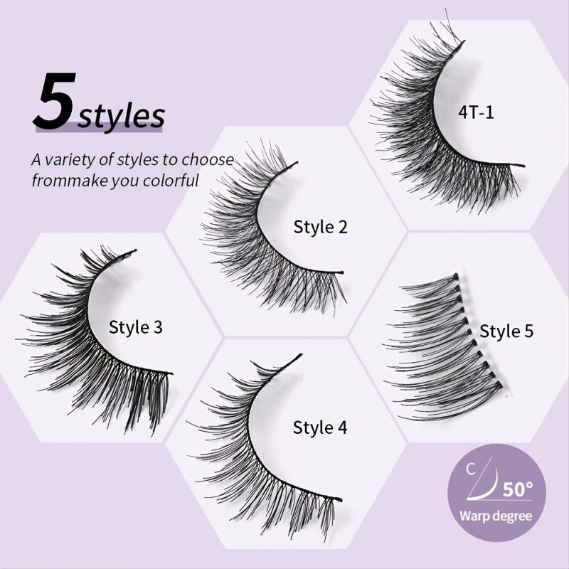 Vegan Faux 3D Mink Lashes Wispy Fluffy Lightweight Cruelty Free