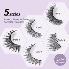 Vegan Faux 3D Mink Lashes Wispy Fluffy Lightweight Cruelty Free