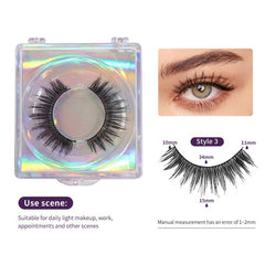 Vegan Faux 3D Mink Lashes Wispy Fluffy Lightweight Cruelty Free