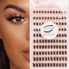 280 Pcs Cluster Lashes Self Grafting DIY False Eyelashes Single Cluster