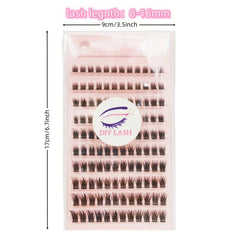 280 Pcs Cluster Lashes Self Grafting DIY False Eyelashes Single Cluster