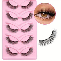 3D Natural False Eyelashes Fluffy Slender Volume Lashes