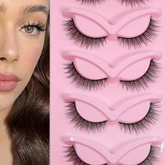 3D Natural False Eyelashes Fluffy Slender Volume Lashes