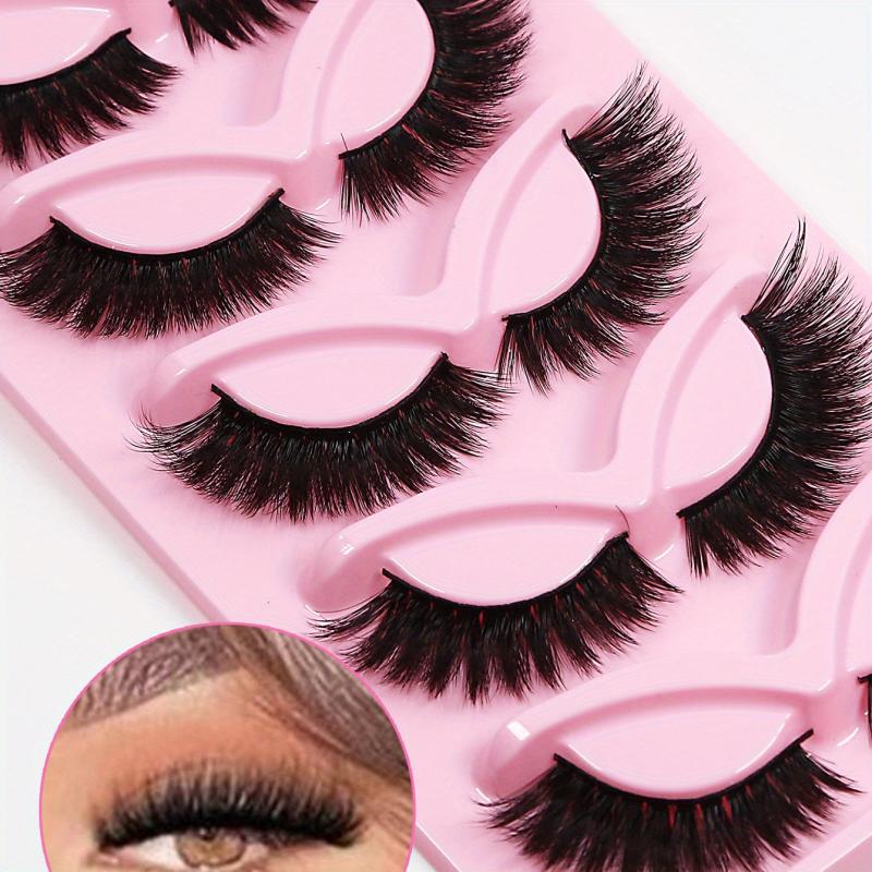 3D Natural False Eyelashes Fluffy Slender Volume Lashes