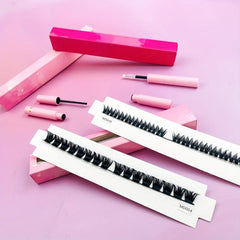 Wispy Lash Clusters D Curling Volume Individual Lashes D 8 25mm