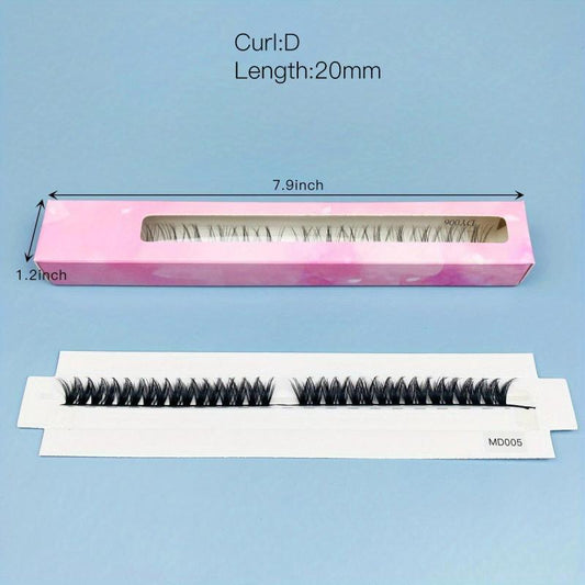 Wispy Lash Clusters D Curling Volume Individual Lashes D 8 25mm