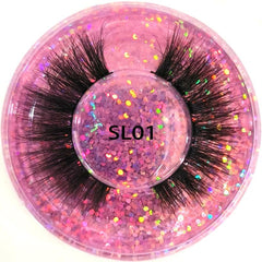 10 20 30 50 100Pairs 3D False Lashes Fluffy Curling Gift for Women