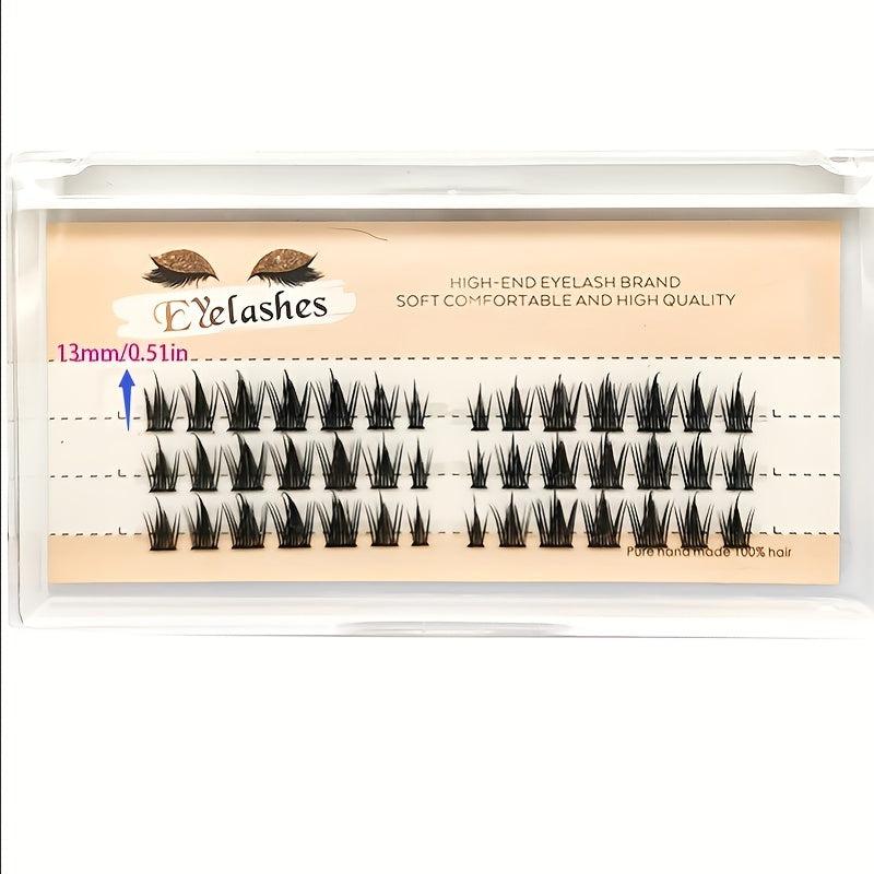 Halloween False Eyelashes Segmented Ductility 3D Effect Long-lasting Soft