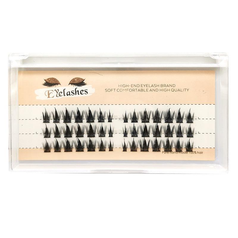 Halloween False Eyelashes Segmented Ductility 3D Effect Long-lasting Soft