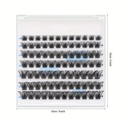 DIY Cluster Eyelash Extensions 84 Pcs Natural Lash Clusters Mix Length