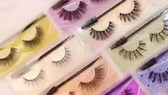 5 Pairs 3D Mink Hair False Eyelashes Fluffy Soft Lashes Natural Look