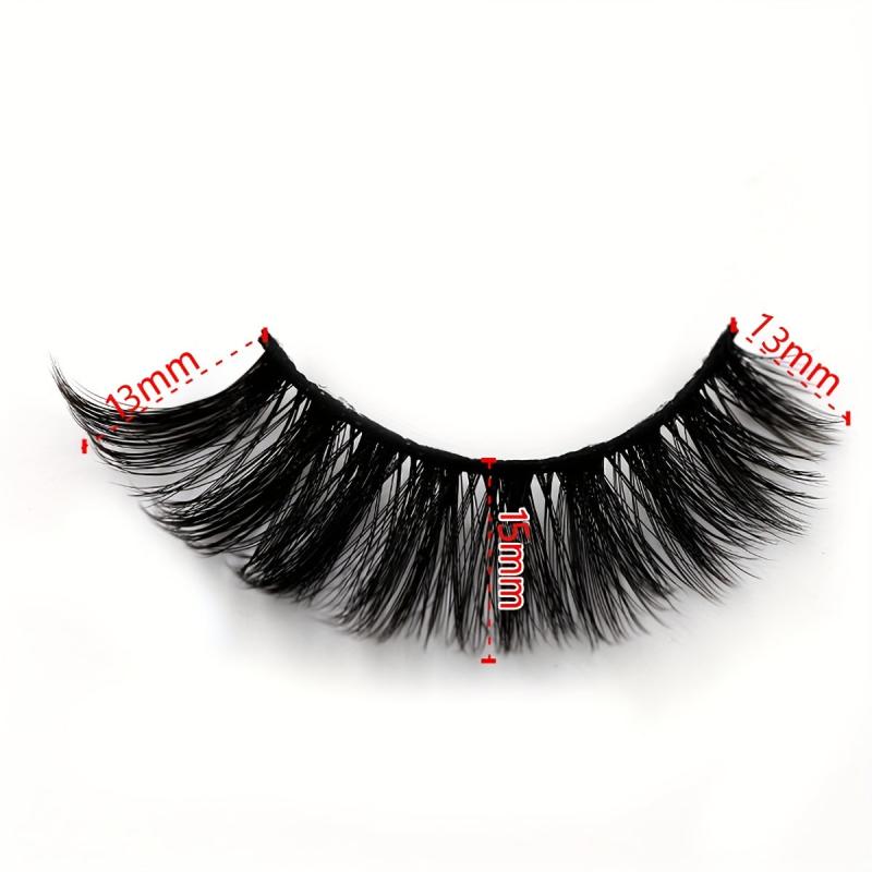 5 Pairs 3D Mink Hair False Eyelashes Fluffy Soft Lashes Natural Look
