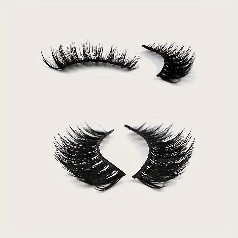 5 Pairs 3D Mink Hair False Eyelashes Fluffy Soft Lashes Natural Look