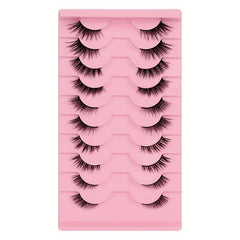 Short Cat Eye 3D Half Eyelashes 10 Pairs