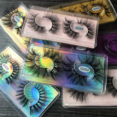 Fluffy 8D Faux Mink Lashes for Stage Party and Daily Use
