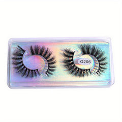 Fluffy 8D Faux Mink Lashes for Stage Party and Daily Use