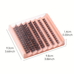 DIY Synthetic Fiber False Eyelashes Natural Thick Self grafting Cluster Lashes